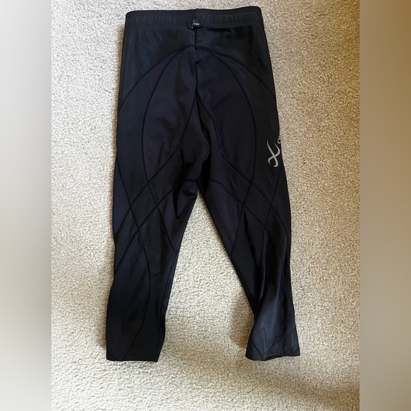CW-X Pants - CW-X Joint Support 3/4 Compression Tight | Black | Small